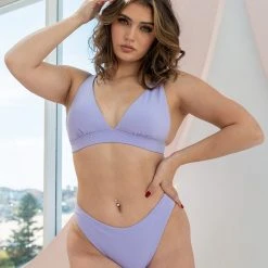 All Pole Wear Lunalae Basic Low Waist Shorts - Recycled Lilac