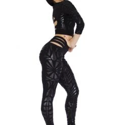 Paradise Chick Superhero Series Extra Sticky Leggings - Aztec