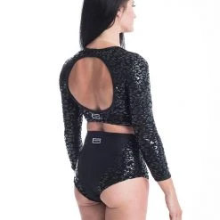 Paradise Chick Superhero Series Ultra Grip Crop Top - Black Leopard Back In Stock 15 Paradise Chick Superhero Series Ultra Grip Crop Top - Black Leopard Back In Stock