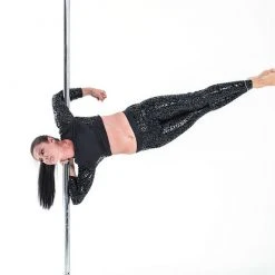 Paradise Chick Superhero Series Ultra Grip Leggings - Black Leopard