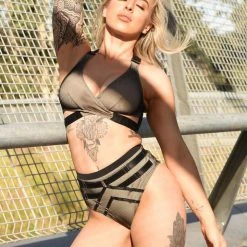 Tatiana Activewear Yuki Shorts - Black Mesh