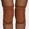 Queen Accessories Plus Size Pole Wear Queen Grippy Kneepads - Mocha