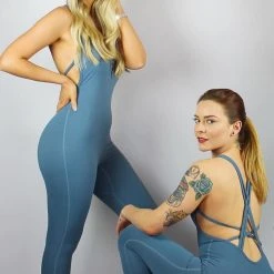 Olra Activewear Signature Jumpsuit - Petrol