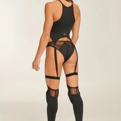 Accessories Paradise Chick Polecious Kneepad Socks - Black 7 Accessories Paradise Chick Polecious Kneepad Socks - Black