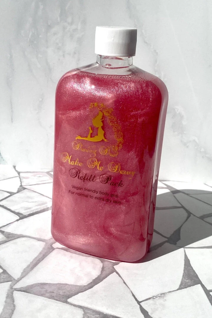 Dancing Dust Make Me Dewy Extreme Refill Pack - Pink (500ml) New In 1 Dancing Dust Make Me Dewy Extreme Refill Pack - Pink (500ml) New In