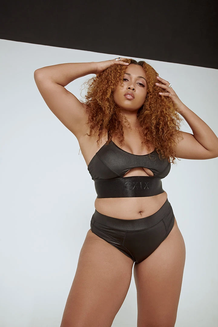 Creatures Of XIX Riding Solo Sports Bra - Black All Pole Wear