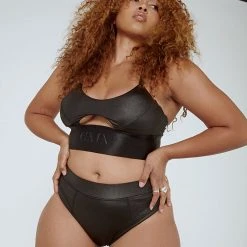 Creatures Of XIX Riding Solo Sports Bra - Black All Pole Wear