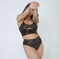 Creatures Of XIX Riding Solo Sports Bra - Black All Pole Wear