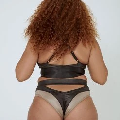 Creatures Of XIX Riding Solo High Waist Bottoms - Black/Mink All Pole Wear 22 Creatures Of XIX Riding Solo High Waist Bottoms - Black/Mink All Pole Wear
