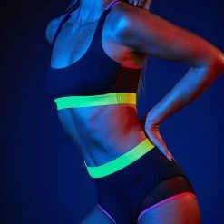 Rolling Alpha High Waisted Hot Pants - Neon Back In Stock