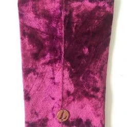 Accessories Lunalae Shoe Covers - Rose Crushed Velvet