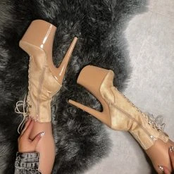 Shoes Hella Heels Hoedown 8inch Boots - Sand