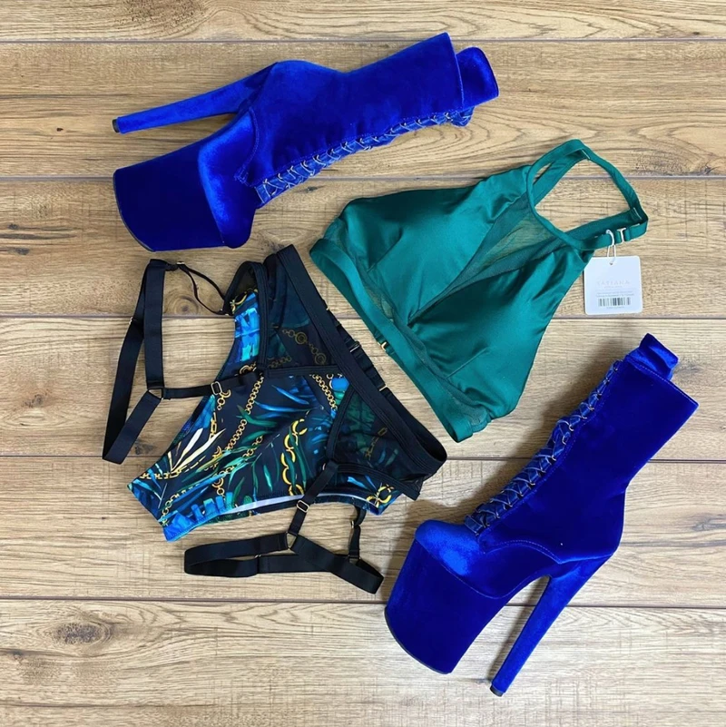 All Pole Wear Shark Polewear Bali Shorts - Treasure Garden 4 All Pole Wear Shark Polewear Bali Shorts - Treasure Garden