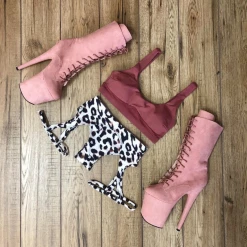 All Pole Wear Lunalae Dahlia Top - Recycled Dusty Rose