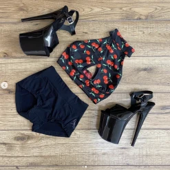 Dragonfly Hot Pants - Black