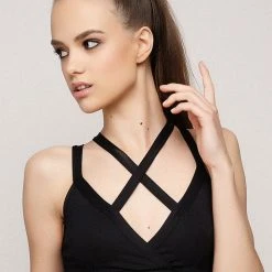Poledancerka Sensual Top - Black