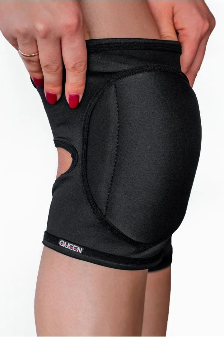 Queen Accessories Most Loved Queen Kneepads - Sleek Black 1 Queen Accessories Most Loved Queen Kneepads - Sleek Black