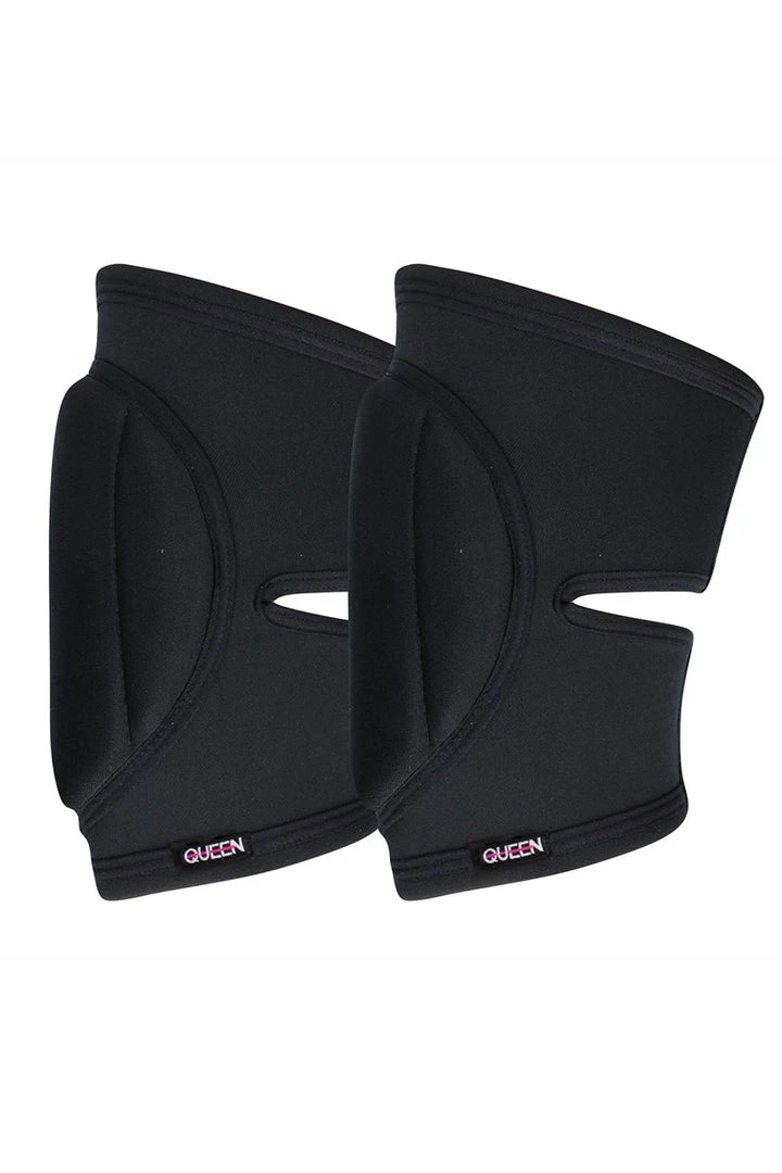 Queen Accessories Most Loved Queen Kneepads - Sleek Black 2 Queen Accessories Most Loved Queen Kneepads - Sleek Black