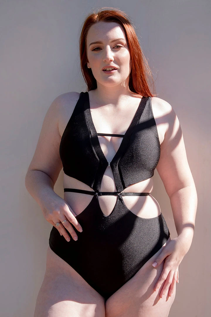 Bodysuits Tatiana Activewear Hunter Bodysuit - Black 6 Bodysuits Tatiana Activewear Hunter Bodysuit - Black