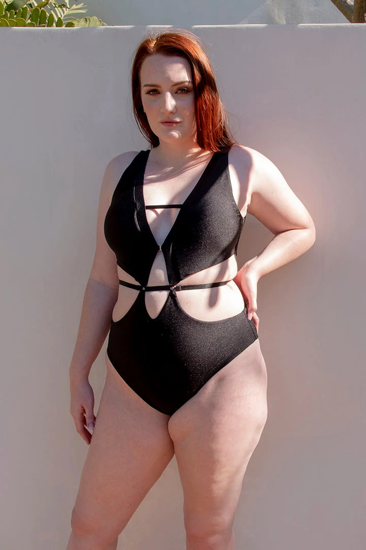 Bodysuits Tatiana Activewear Hunter Bodysuit - Black 7 Bodysuits Tatiana Activewear Hunter Bodysuit - Black