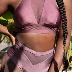 Tatiana Activewear Lucia Shorts - Mauve All Pole Wear