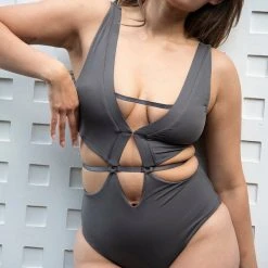 Tatiana Activewear Hunter Bodysuit - Charcoal 8 Tatiana Activewear Hunter Bodysuit - Charcoal