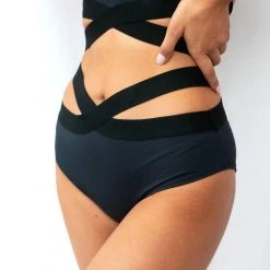 All Pole Wear Lunalae Tara Low Waisted Bottoms - Recycled Black