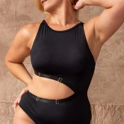 Tatiana Activewear Audrey Bodysuit - Black All Pole Wear 21 Tatiana Activewear Audrey Bodysuit - Black All Pole Wear