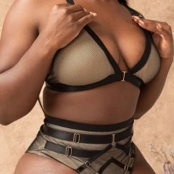 Tatiana Activewear Yuki Shorts - Black Mesh