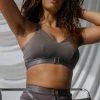 New In Tatiana Activewear Perla Top - Charcoal