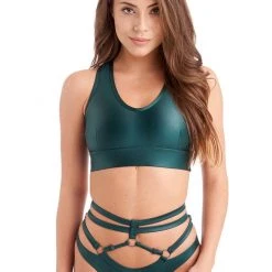 Bandurska Tilda Top - Sacramento Green