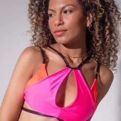 Sorte Wild Top - Neon Pink/Orange