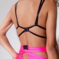 Sorte Wild Top - Neon Pink/Orange