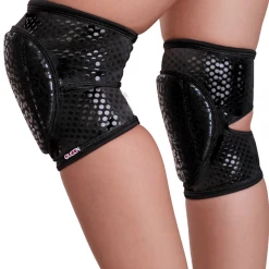 Queen Accessories Queen Grippy Kneepads - Wild Black