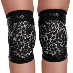 Queen Accessories Queen Grippy Kneepads - Wild Leopard Plus Size Pole Wear