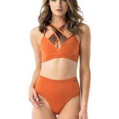 Poledancerka X-Front Top - Terracotta All Pole Wear