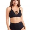 All Pole Wear Bandurska Full Moon Top - Ribbed Black