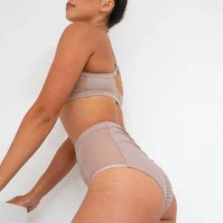 All Pole Wear Lunalae Bellani High Waisted Bottoms - Recycled Mocha 7 All Pole Wear Lunalae Bellani High Waisted Bottoms - Recycled Mocha