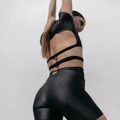 Paradise Chick Frankie Wrap Top - Black Back In Stock