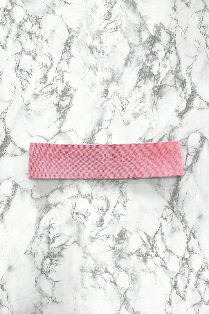 Resistance Bands Lunalae Pink Cotton Booty Band - Medium 1 Resistance Bands Lunalae Pink Cotton Booty Band - Medium