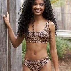 Lunalae Ciara Eco Bottoms - Brown Leopard All Pole Wear