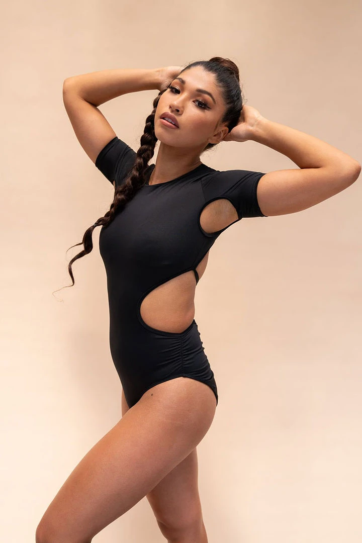 Bodysuits Lunalae Camlie Bodysuit - Recycled Black 4 Bodysuits Lunalae Camlie Bodysuit - Recycled Black