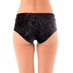Dragonfly Hot Pants - Velvet Black All Pole Wear