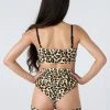All Pole Wear REV ACTIV Bomb Garter Shorts - Leopard Velvet
