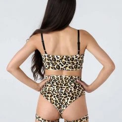 All Pole Wear REV ACTIV Eclipse Top - Leopard Velvet