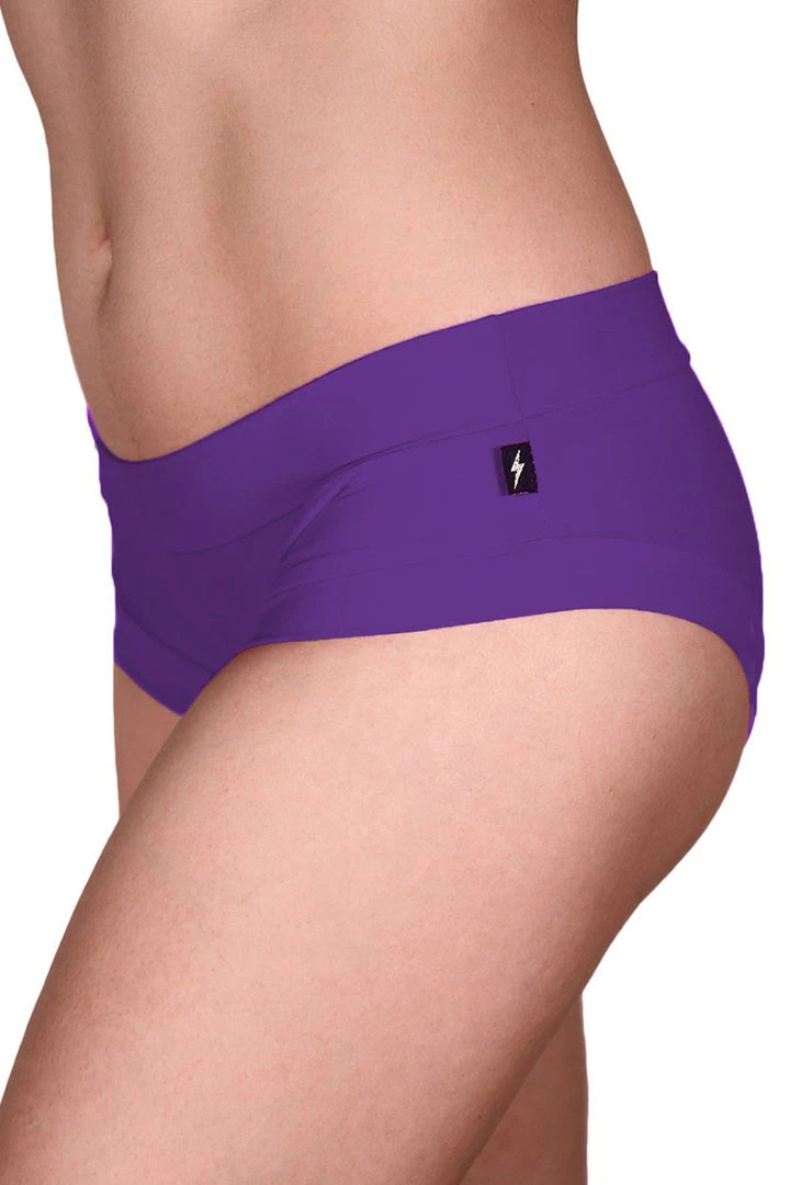 Cleo The Hurricane Essential Hot Pants - Violet All Pole Wear 1 Cleo The Hurricane Essential Hot Pants - Violet All Pole Wear