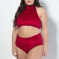 RAD Eve Top - Velvet Red All Pole Wear