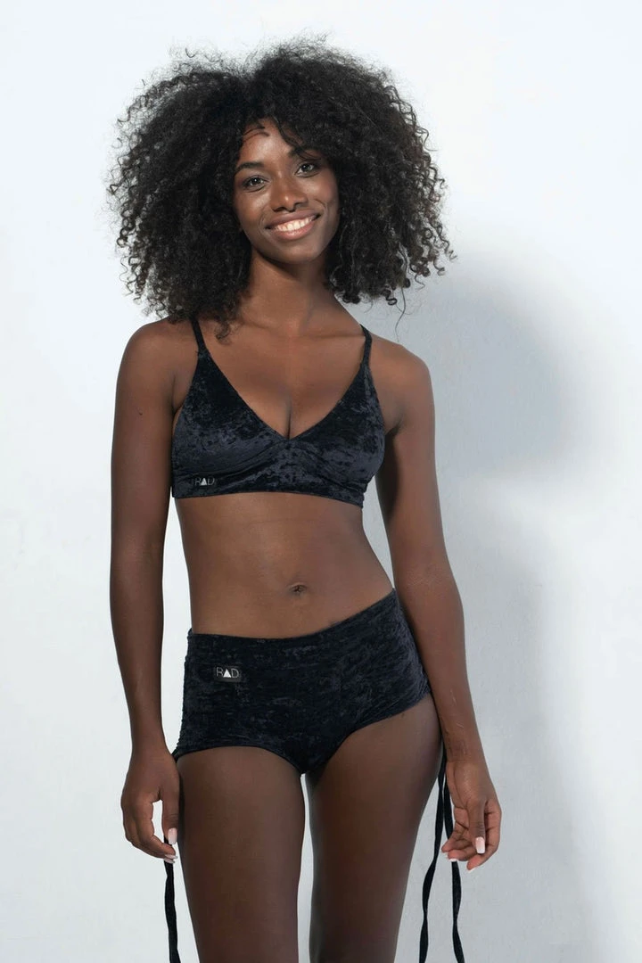 All Pole Wear RAD Monica Top - Velvet Black 3 All Pole Wear RAD Monica Top - Velvet Black