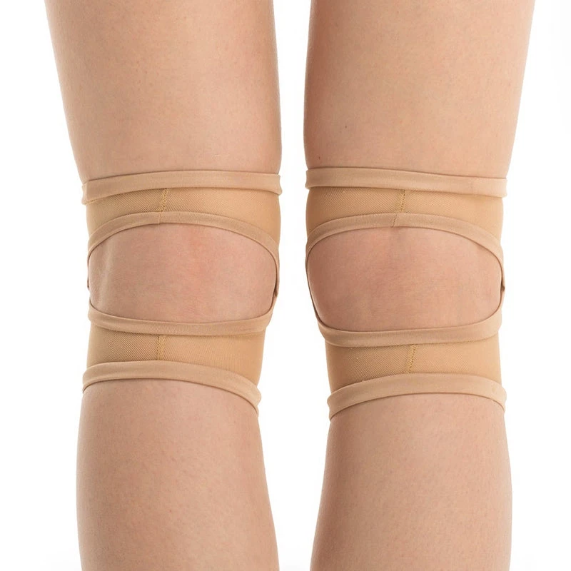 Poledancerka Mesh Kneepads - Nude 01 (with Pocket) 2 Poledancerka Mesh Kneepads - Nude 01 (with Pocket)