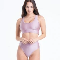 Bandurska Donatella Top - Lilac Mink